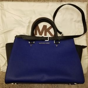 Michael Kors Cobalt/Black Bag
